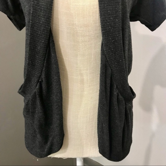 THE IMPECCABLE PIG Open Cardigan Short Sleeve Two Pockets - Picture 9 of 12